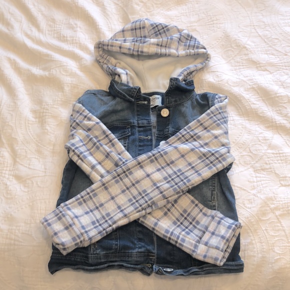 Wallflower fleece denim jacket - Picture 3 of 4